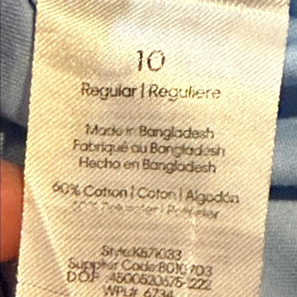 Calvin Klein Light Blue Button-Down Dress Shirt boys size 10